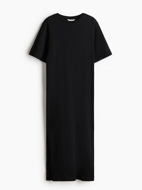 Women's H&M Black Tee Shirt Dress